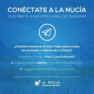 El servicio es totalmente gratuito, simplemente uniéndose al canal de La Nucía