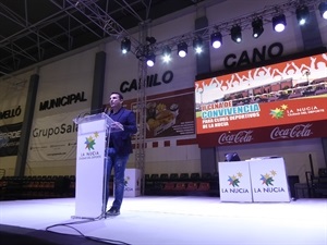 El Pabellón Municipal Camilo Cano acogió esta Cena de Convivencia de Clubs Deportivos