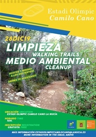 La Nucia cartel limpieza medioambiental 2019