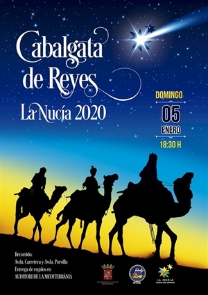 Cartel de la Cabalgata de Reyes de La Nucía