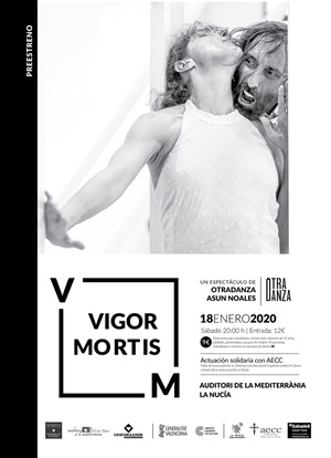 Cartel de "Vigor Mortis" por OtraDanza en La Nucía