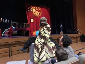 Los clowns interactuaron con el público de l'Auditori
