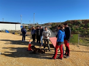 Durante la tarde del sábado y la mañana del domingo se realizó la formación práctica