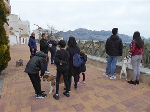 Durante la visita se descubrieron diferentes rincones de La Nucía como el mirador hacia Altea del carrer Calvari