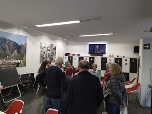 Tras la charla los participantes visitaron el Centro de Día de La Nucía