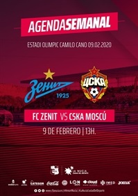 La Nucia Cartel Zenit vs CSKA 2020