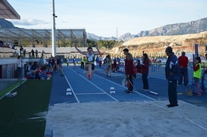 Salto de longitud fue una de las 6 pruebas de competición