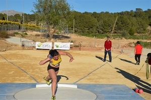 La zona de lanzamiento de peso está creada desde el mes de enero cuando se estrenó para el Provincial de Clubes sub 18 de Atletismo.