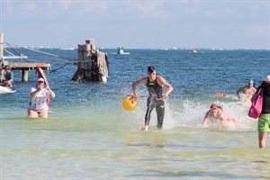 El nadador nuciero se ha especializado en pruebas en "aguas abiertas"