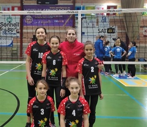 Las alevines nucieras ganaron al Colegio N.S. Dolores de Benidorm