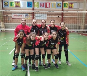 El equipo infantil-cadete del Voley La Nucía se proclamó campeón zonal de los Juegos Escolares