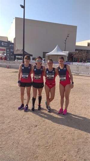 Por tercera vez el equipo femenino del Club Atletismo La Nucía se ha clasificado para disputar el Nacional de Campo a Través