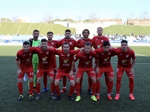 Alineación del CF La Nucía el domingo frente al Badalona