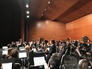 Todos los educandos fueron presentados uno a uno, antes del inicio del concierto