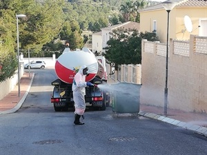 Desinfección en Urb. Nucía Park