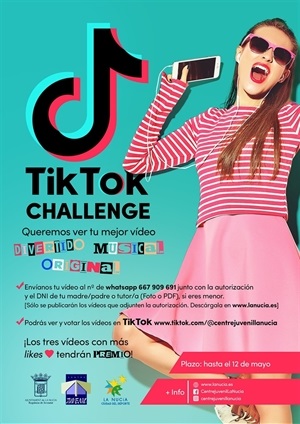 Cartel del Challenge Tik Tok