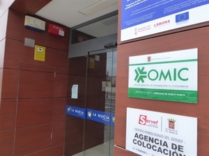La OMIC La Nucía está cerrada al público desde el inicio del Estado de Alarma