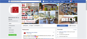 Facebook de las Bibliotecas de La Nucía