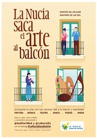 La Nucia Cartel arte al balcón 2020