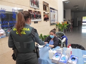 En 30 minutos los guardia civiles recibirán el informe del test en su email privado