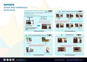 Recomendaciones y rutinas deportivas también se pueden encontrar en la guía