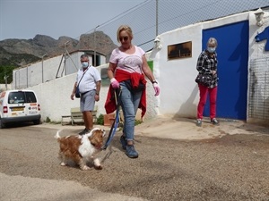 Esta semana se ha retomado el "Voluntariado" para pasear a los perros del Refugio de Animales