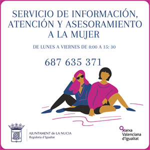 La concejaía de Igualdad pone en marcha un nuevo teléfono para todas las mujeres de La Nucía
