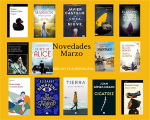 Novedades del mes de marzo de las bibliotecas de La Nucía