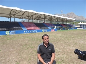 Bernabé Cano, alcalde de La Nucía durante la entrevista para este reportaje