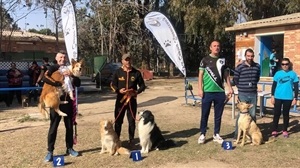 Jack y Fermín Gil junto a otros competidores en una de las pruebas disputadas