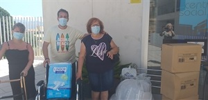 Susan Reymondez Robert y su familia han donado esta semana al Programa de Alimentos de La Nucía