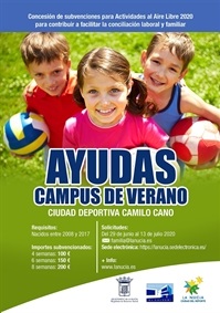 La Nucia Cartel Ayudas Campus Verano 2020 ok