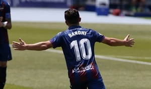 Bardhi, sancionado, será baja en el partido ante la Real Sociedad