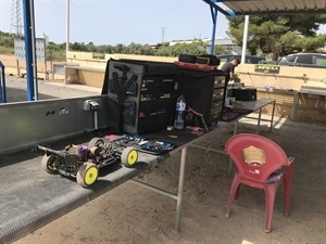 El Circuito de Coches Radiocontrol tuvo actividad ayer miércoles