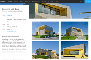 El prestigioso portal de arquitectura Architizer premió en 2020 el edificio del Laboratorio de Empresas de La Nucía