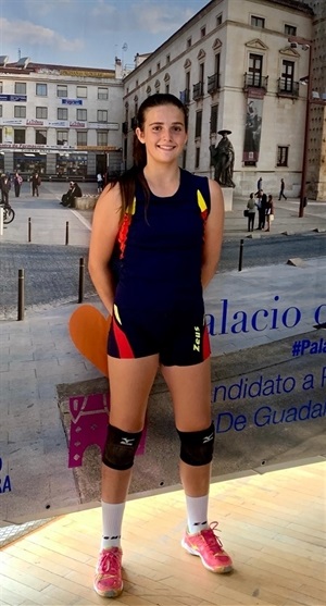 La joven jugadora de voleibol fue convocada por segundo año a una concentración nacional