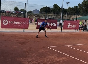 Iñigo Cervantes, ex 56 ATP, en un partido de la previa del torneo