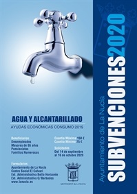 La Nucia cartel subv agua 2020