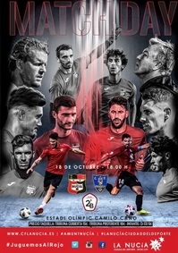 Cartel CF La Nucia vs Orihuela 2020