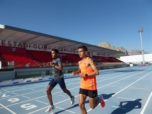 Benabbou ha realizado dos “stages” de preparación en el Estadi Olímpic de La Nucía para esta prueba