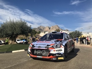 El Hyundai i 20 R5 de Iván Ares finalizó tercero