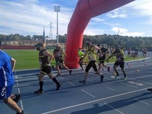 Este Cross fue inclusivo y contó con la participación del atleta invidente Roberto Clemente López