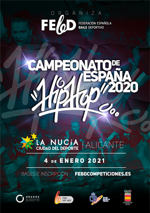 Cartel del Campeonato de España de Hip Hop