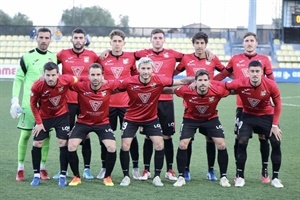 Alineación del CF La Nucía ante el Villarreal "B"