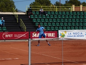 Nikolás Sánchez jugó a un gran nivel en los dos sets