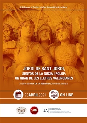 Conferencia on-line “Jordi de Sant Jordi, senyor de la Nucia i Polop"