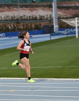 La nuciera Carla Pérez Ivorra compitió en los 600 metros