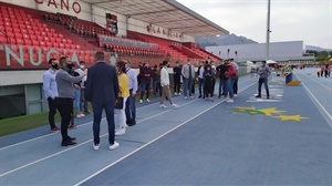 El Estadi Olímpic Camilo Cano fue una de las instalaciones visitadas por alumnos del máster
