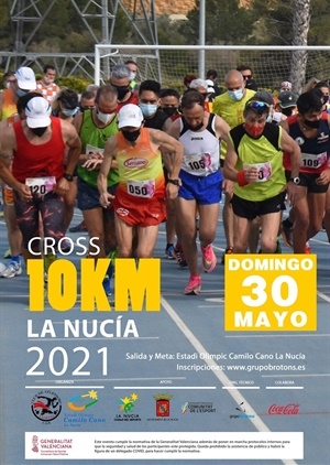 Cartel de la prueba deportiva del próximo domingo 30 de mayo