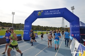 Salida desde el Estadi Olímpic Camilo Cano de La Nucía